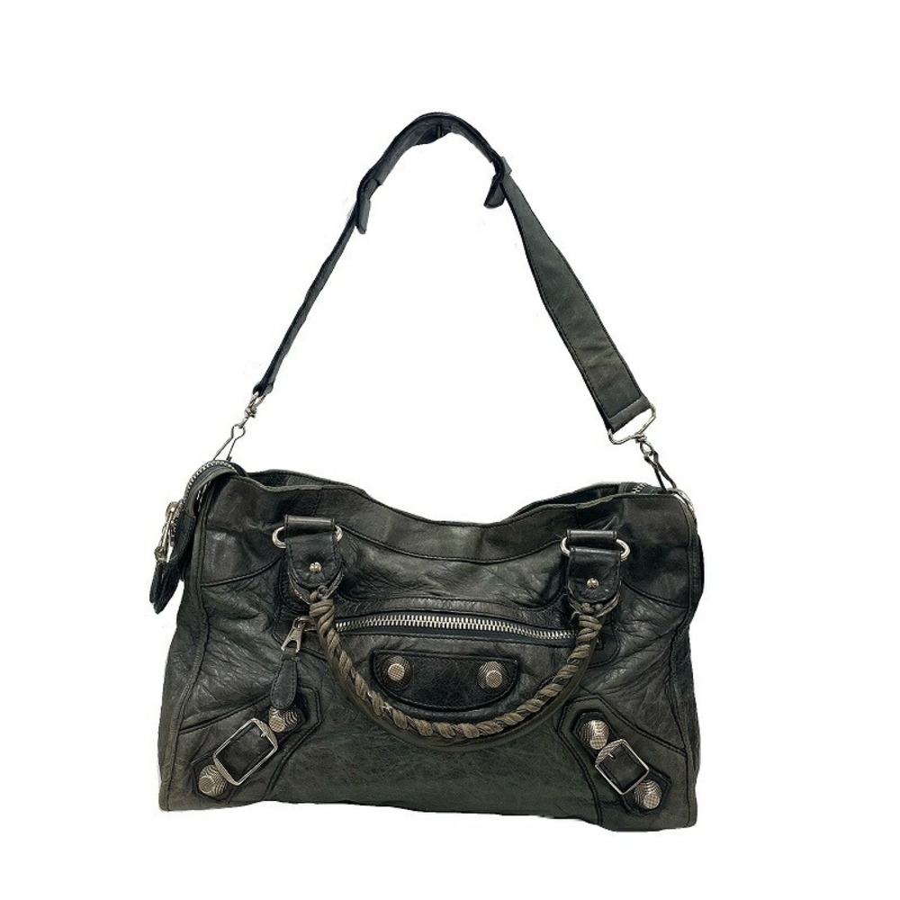 Balenciaga The Giant City 2WAY Handbag Moss Green
